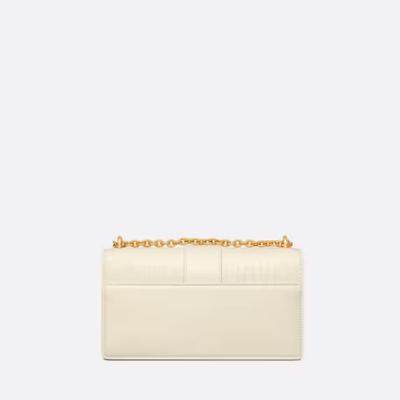 30 MONTAIGNE EAST-WEST BAG WITH CHAIN Latte Calfskin