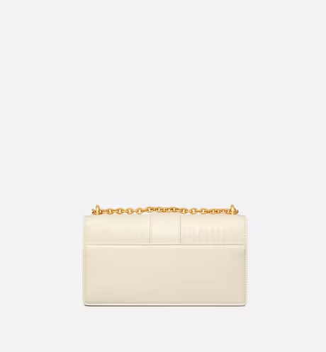 30 MONTAIGNE EAST-WEST BAG WITH CHAIN Latte Calfskin