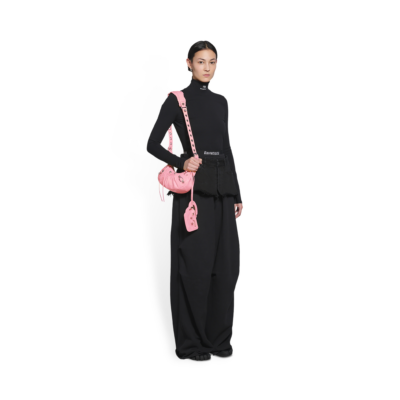 WOMEN'S LE CAGOLE XS SHOULDER BAG IN PINK