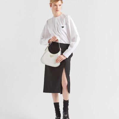 Prada Leather shoulder bag - White