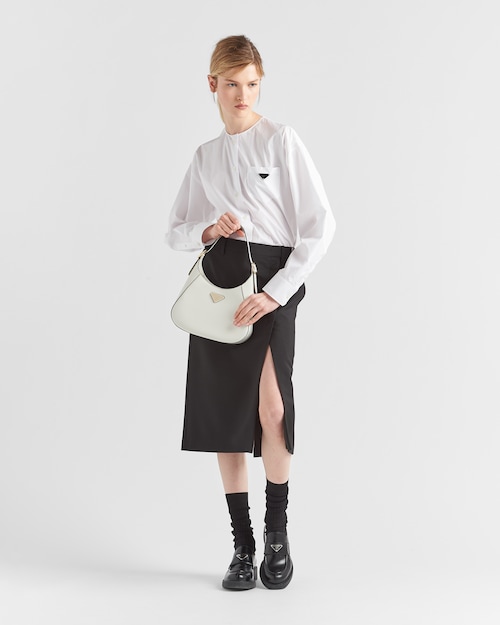 Prada Leather shoulder bag - White
