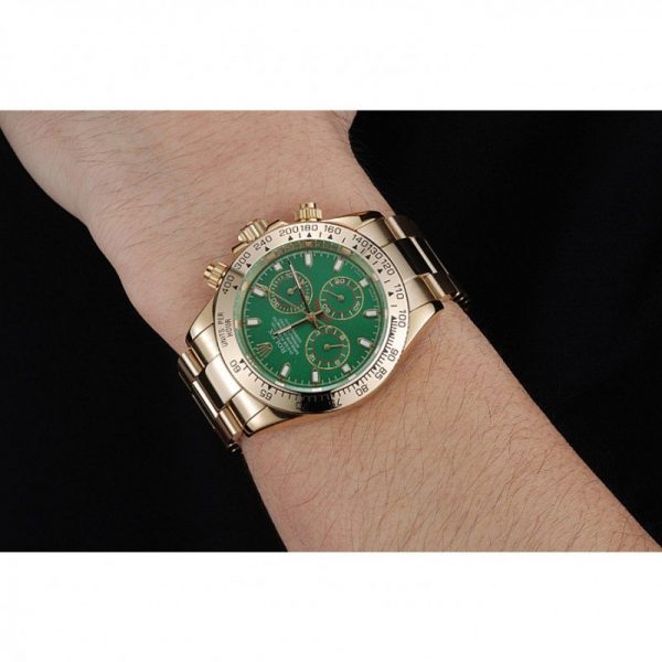 765e16d0d446b14b5bc090757b3fe165 Rolex Daytona 1454244 Green Dail Men Watch
