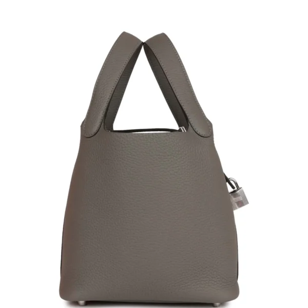 Hermès Picotin Lock 18 Gris Meyer Clemence Palladium Hardware