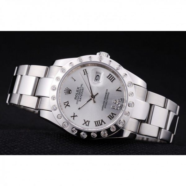 ساعة رجالية Rolex Datejust 7468 فضي Dail