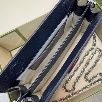 78522950a726d1a6b30b5914fede0626 Gucci Ophidia GG Small Shoulder Bag 503877 Dark Blue