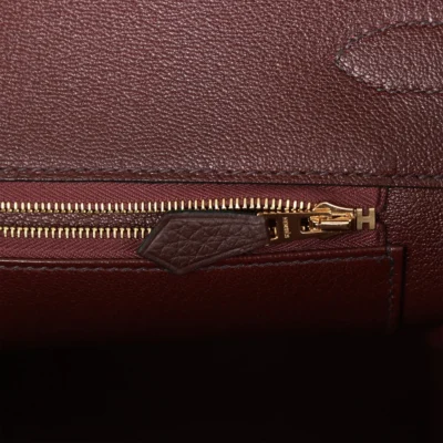 Hermès Birkin 35 Rouge Sellier Clemence Gold Hardware