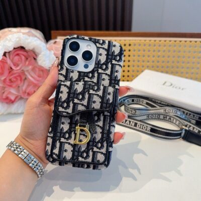 Dior Saddle Card Holder Phone Case