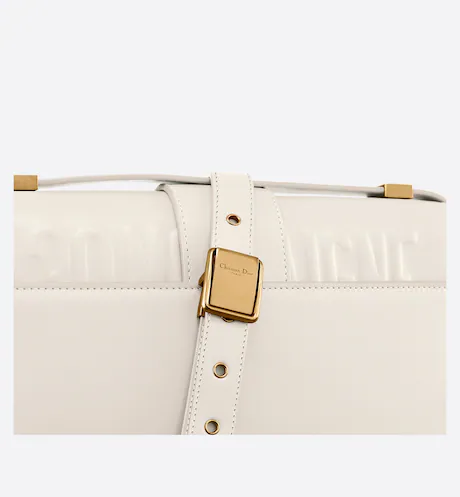 30 MONTAIGNE BAG Latte Box Calfskin