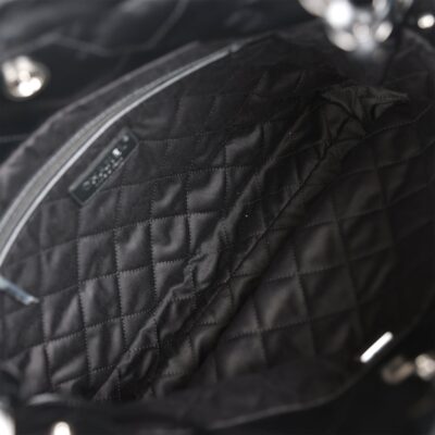 Chanel Small 22 Bag SO Black Calfskin Black Hardware