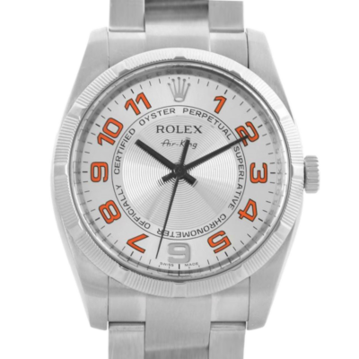 Rolex Air-king 114210SAO 36MM Silver Dial Silver-tone Case