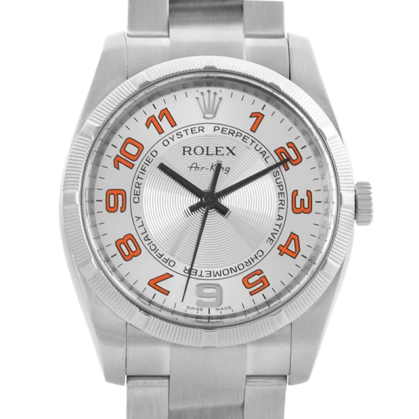 Rolex Air-king 114210SAO 36MM Silver Dial Silver-tone Case
