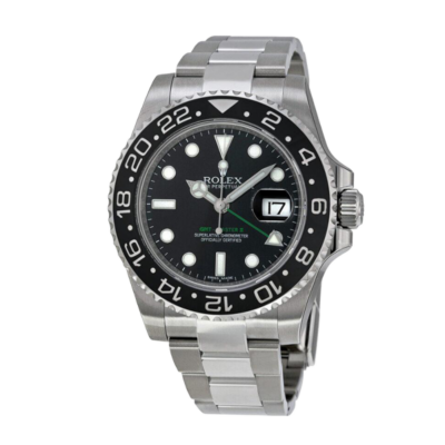 Rolex Gmt Master Ii 116710LN 40MM 黑色 表盘 银色调 表壳 腕表
