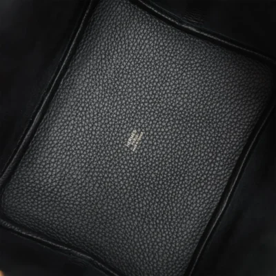 Hermès Picotin Lock 22 Black Clemence Gold Hardware
