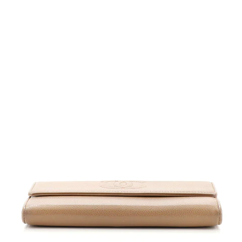 Chanel Timeless CC Flap Wallet Caviar Long