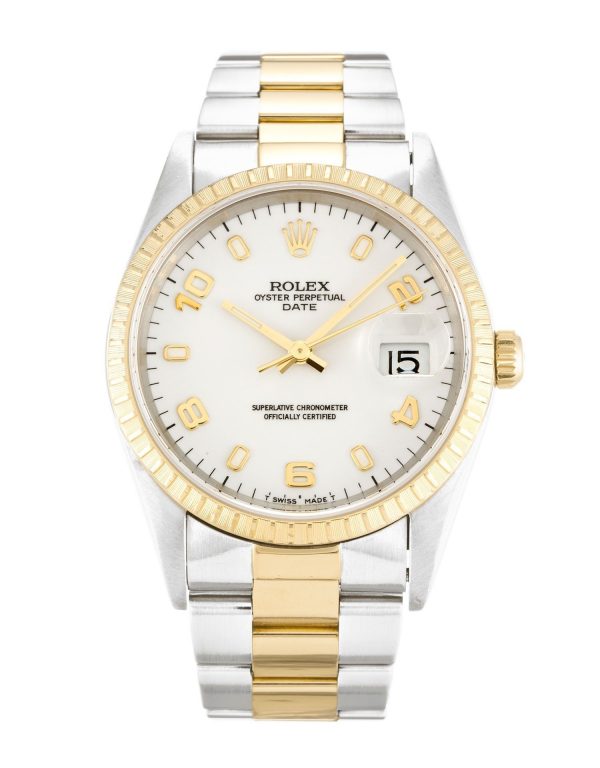 Rolex Oyster Perpetual Date 15223.1 34 MM Unisex Watch