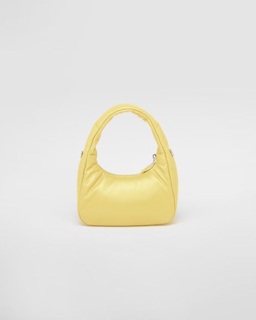 7d1190939b5ef2f756b87c95dd7da85e Prada Soft padded nappa leather mini-bag - Citron Green