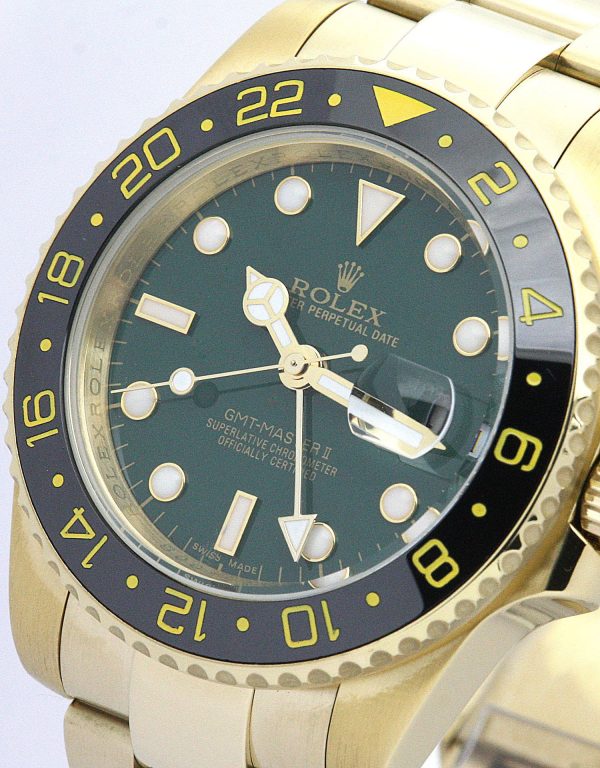 7d9bd80da9e8de9bb0d2fe5ad18da426 Rolex GMT Master II 116718.3 Dual Timezone Herren Armbanduhr