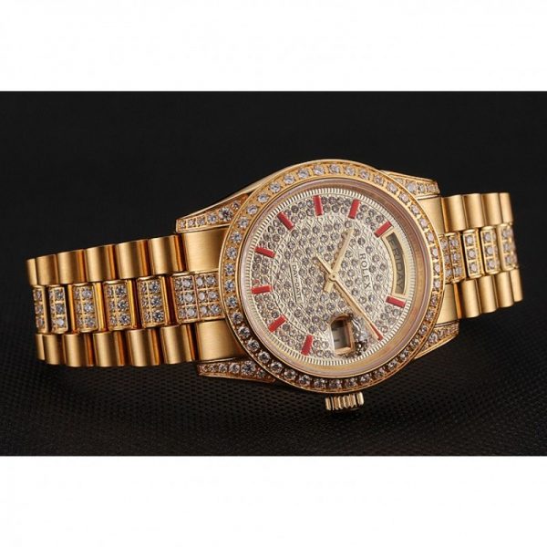 Rolex Daydate 1453960 Gold Dail Men Watch