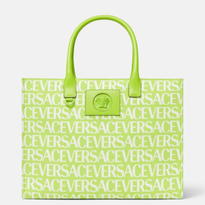 VERSACE ALLOVER LARGE TOTE BAG