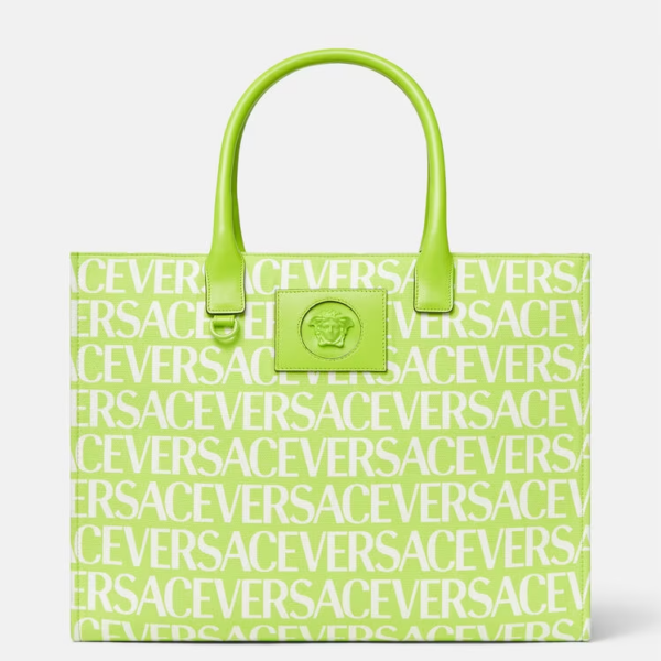 VERSACE ALLOVER LARGE TOTE BAG
