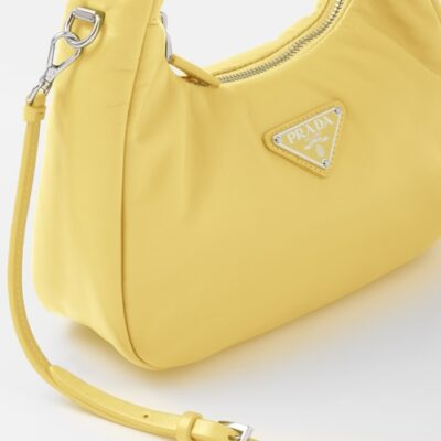 7ebe33e01852197bd453a1980ebf61f5 Prada Soft padded nappa leather mini-bag - Citron Green