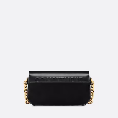 30 MONTAIGNE AVENUE BAG Black Box Calfskin