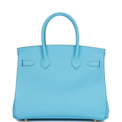 7f6fc1a13ed3657da83960a0edd50a99 Hermès Birkin 30 Celeste Epsom Gold Hardware