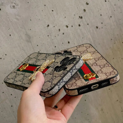 8-41 GG Classic Leather iPhone Case