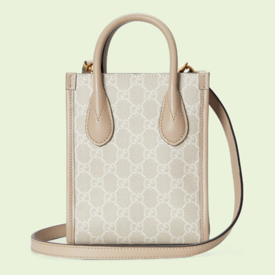 Mini tote bag with Interlocking G