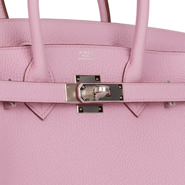 Hermès Birkin 30 Mauve Sylvestre Clemence Palladium Hardware