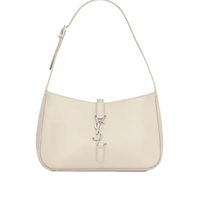 YSL Le 5 a 7 Hobo Bag in Shiny Leather