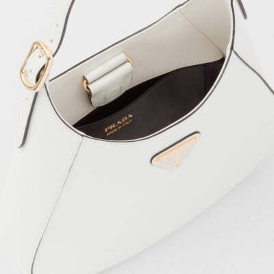 Prada Leather shoulder bag - White