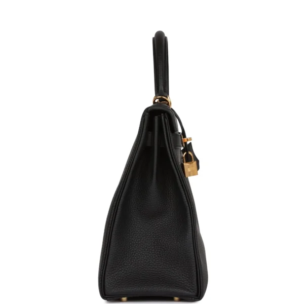 820d7bef380ee94ac068c2388250a14c Hermès Kelly Retourne 32 Black Togo Gold Hardware