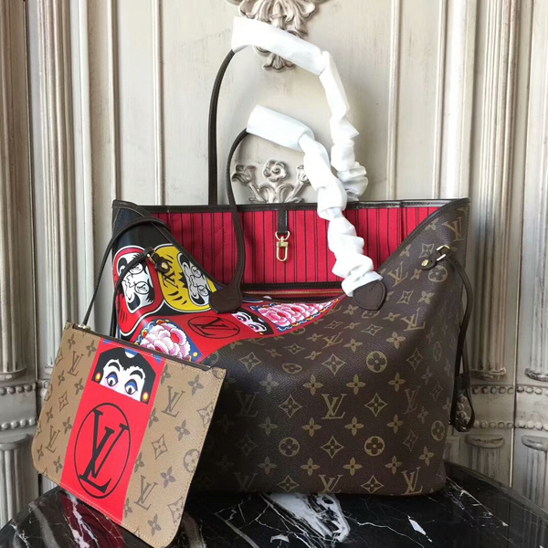 Louis Vuitton Neverfull MM M43499 Monogram Canvas