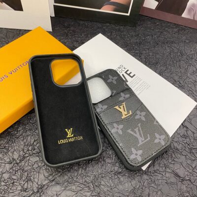 8355ade644cbe37e0081c4ee0646ff5a LUXURY MONOGRAM GENUINE LEATHER IPHONE CASE FLIP WALLET Roxy New 2