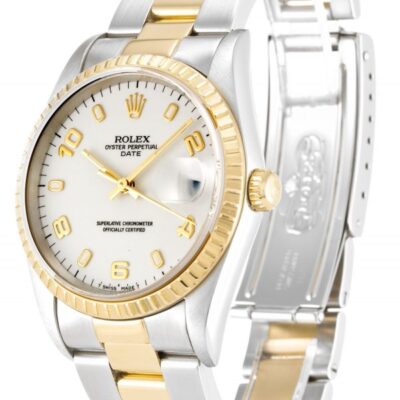 Rolex Oyster Perpetual Date 15223.1 34 MM Unisex Watch