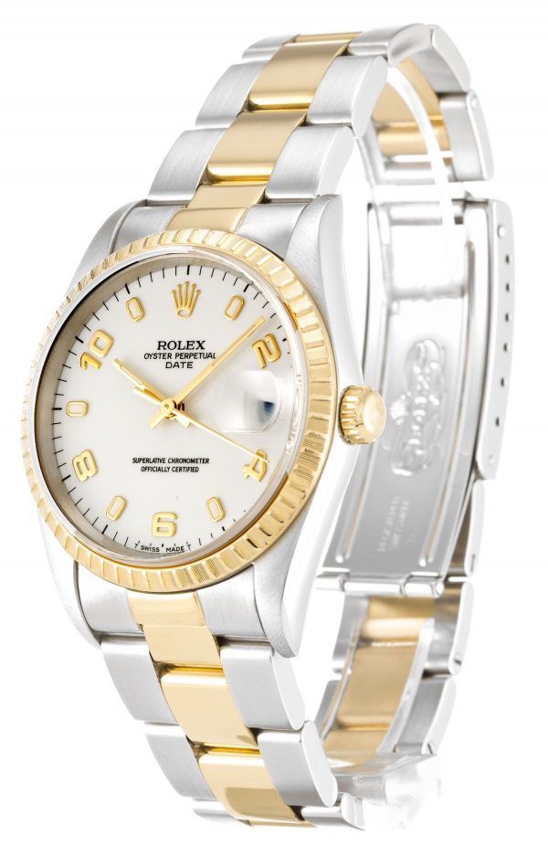 Rolex Oyster Perpetual Date 15223.1 34 MM Unisex Watch