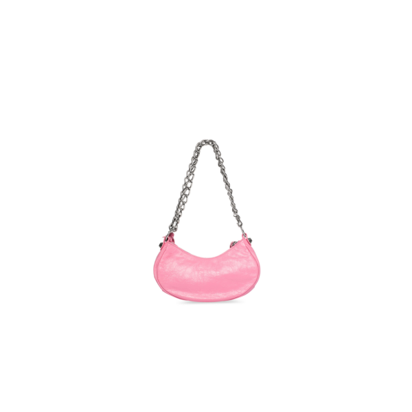 83a747034d328a1c8ad4cd04a8c35418 WOMEN'S LE CAGOLE XS SHOULDER BAG WITH CHAIN IN PINK