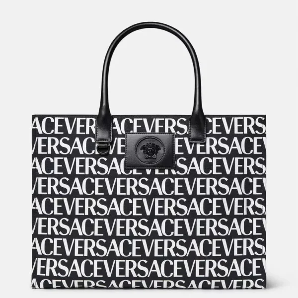 VERSACE ALLOVER LARGE TOTE BAG