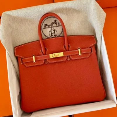 Hermès Birkin 25 Rouge de Coeur Togo Gold Hardware