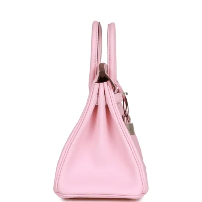 Hermès Birkin 25 Rose Sakura Swift Palladium Hardware