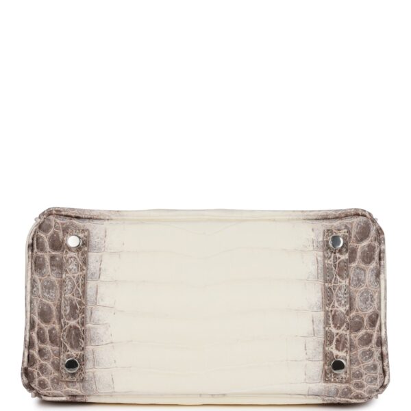 Hermès Birkin 25 Himalaya Niloticus Crocodile Palladium Hardware