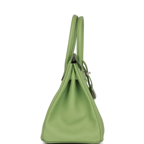 Hermès Birkin 30 Vert Criquet Epsom Palladium Hardware