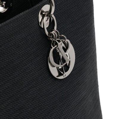 Christian Dior Cannage logo lettering tote