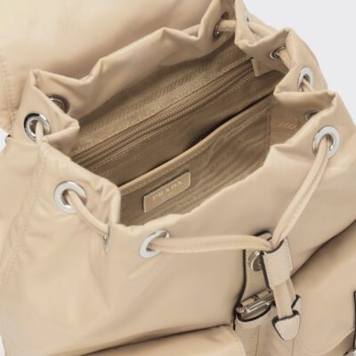 84f8a684fb9c3d9f3158e10bb764db3f Prada Small Re-Nylon backpack - Desert Beige
