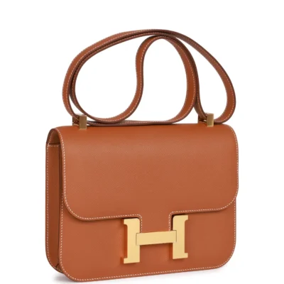 Hermès Constance 1-24 Gold Epsom Gold Hardware