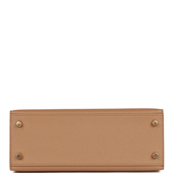 Hermès Kelly Sellier 25 Chai Epsom Gold Hardware