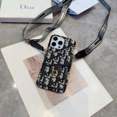 Dior Saddle Card Holder Phone Case