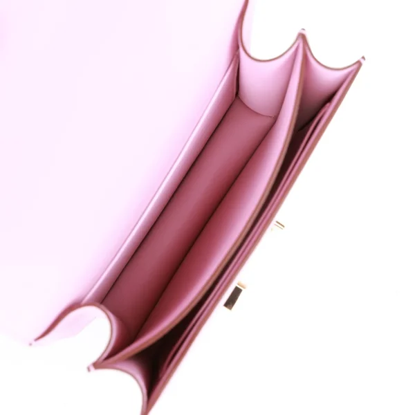 87a5e6eae63b176fb0e27f00e7fcbdcf Hermès Constance 18 Mauve Sylvestre Epsom Rose Gold Hardware