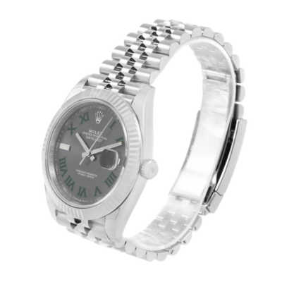 Rolex Datejust m126334-0022 41MM Wimbledon 表盘 银色调 表壳 腕表